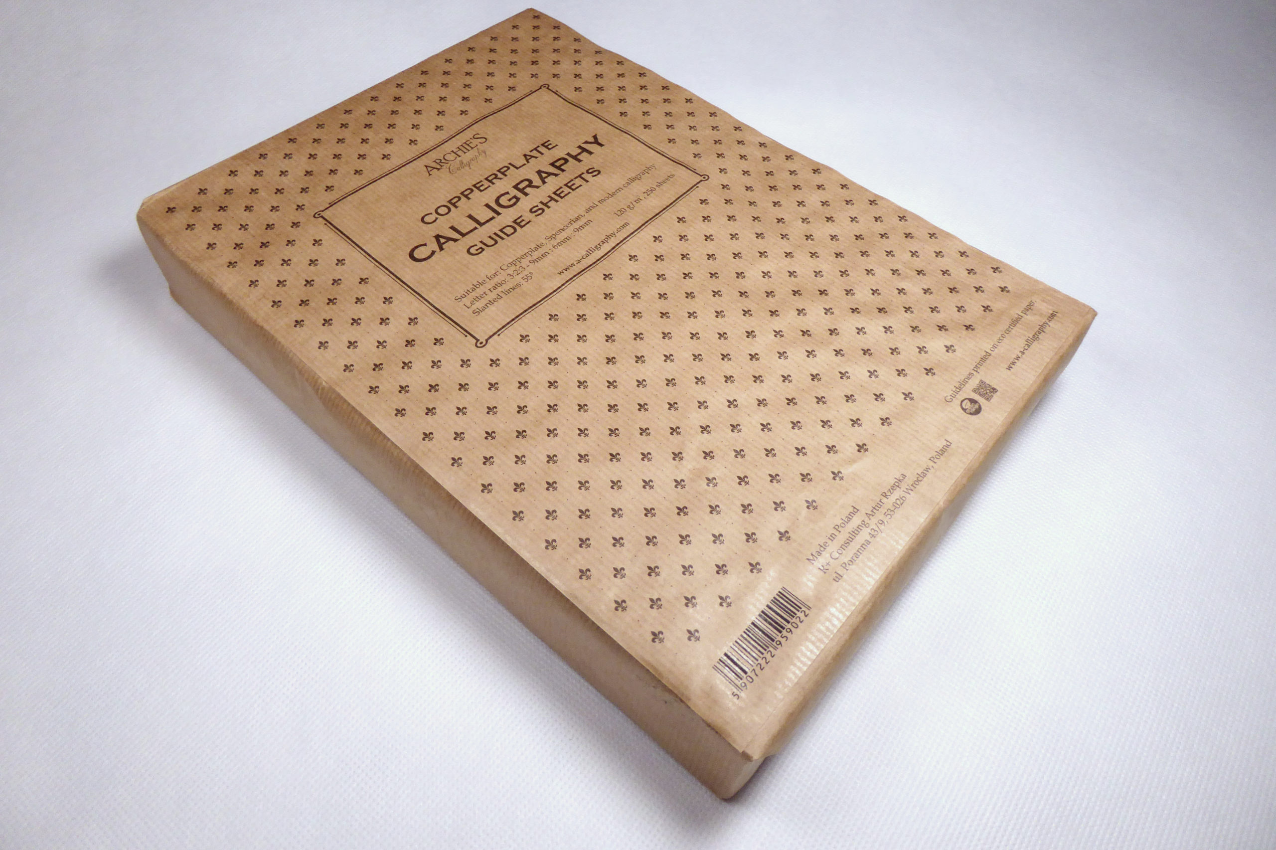 Arkusze do kaligrafii - ryza papieru 250 sztuk Arkusze do kaligrafii - zdjecie 1